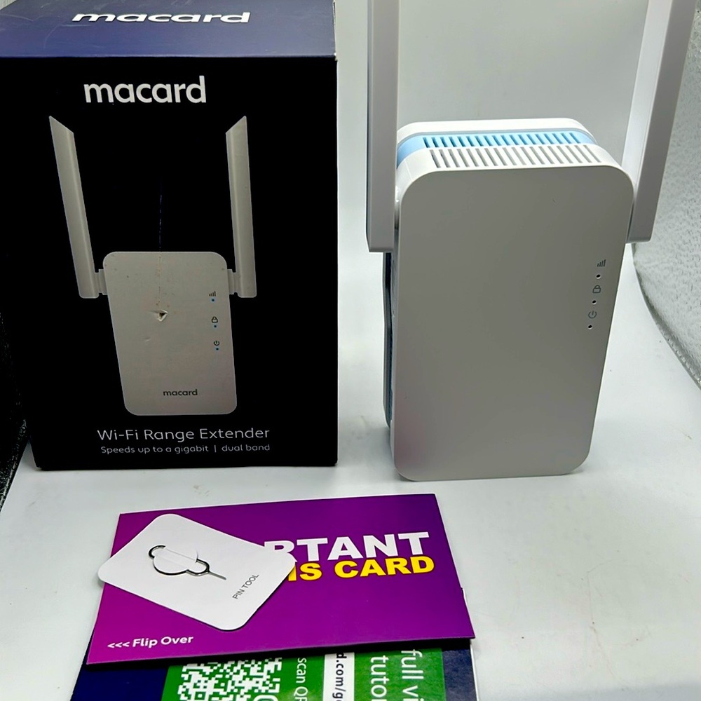 MACARD RE1200 Dual Band Wi-Fi Extender with 1Gbps Ethernet port